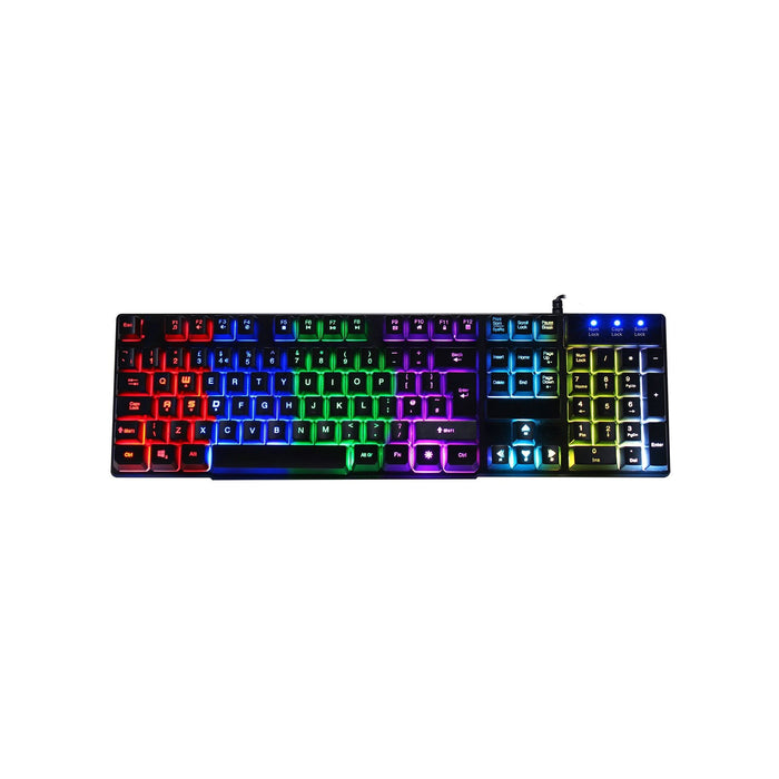 CiT Builder Full Size RGB Gaming Keyboard - UK Layout, USB