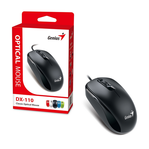 Genius DX-110 USB Optical Mouse - 3 Button, 1000 DPI