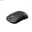 Black gaming mouse with green accents on a white background 3