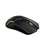 Black gaming mouse with green accents on a white background 4