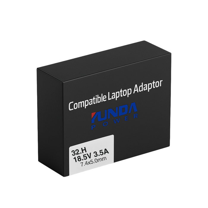 HP Compatible 65W Laptop Charger - 18.5V 3.5A 7.4x5.0mm Tip (BB)