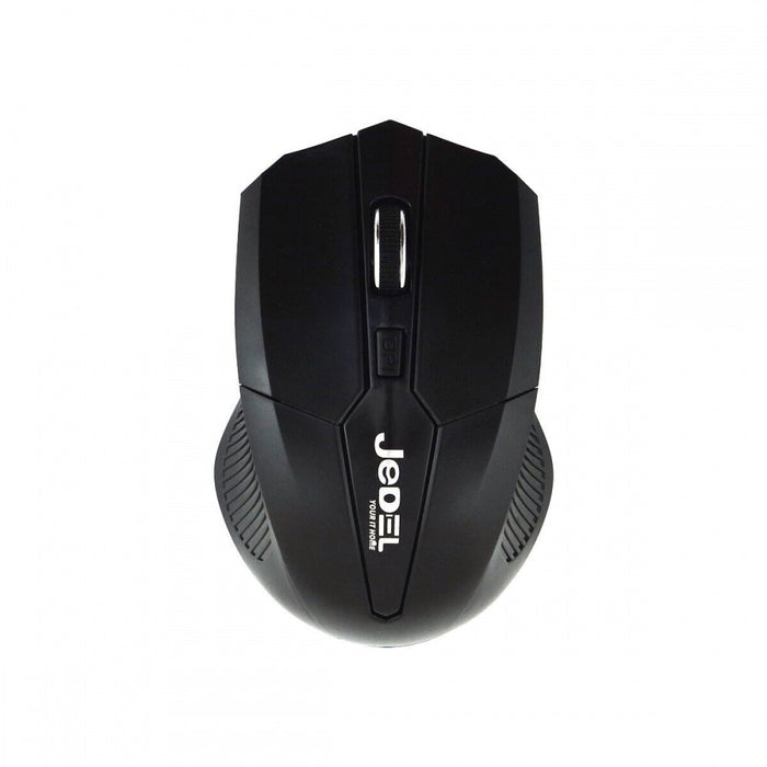 Jedel WS880B Wireless Keyboard & Mouse Combo - UK Layout, 10m Range, Black