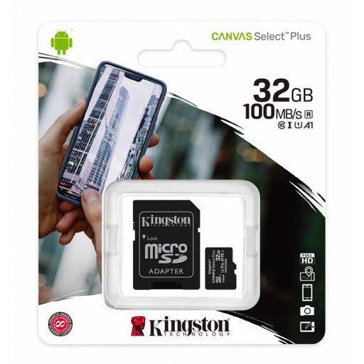 Kingston Canvas Select Plus microSD/microSDHC/SDXC - 16-256GB (A1)
