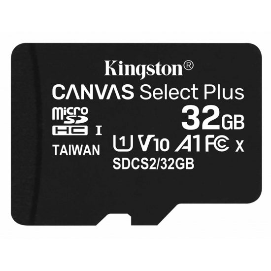 Kingston Canvas Select Plus microSD/microSDHC/SDXC - 16-256GB (A1)
