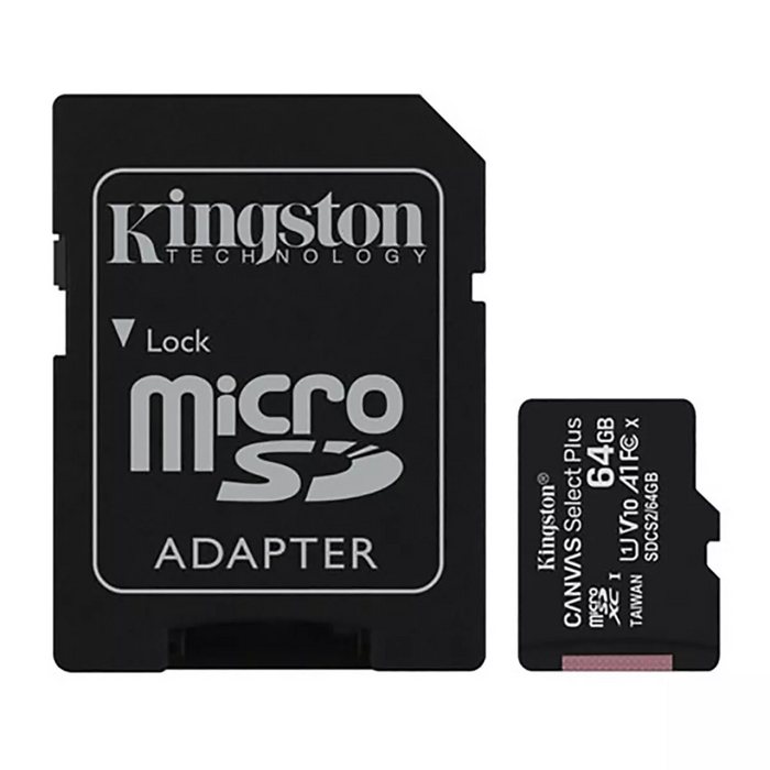Kingston Canvas Select Plus microSD/microSDHC/SDXC - 16-256GB (A1)