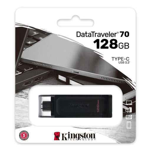 Kingston USB-C Flash Drive - 128GB / 256GB (USB 3.2)