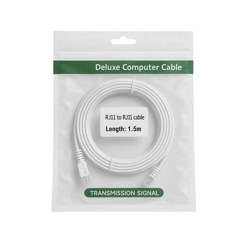 RJ11 to RJ11 ADSL Telephone Cable - 1m to 20m