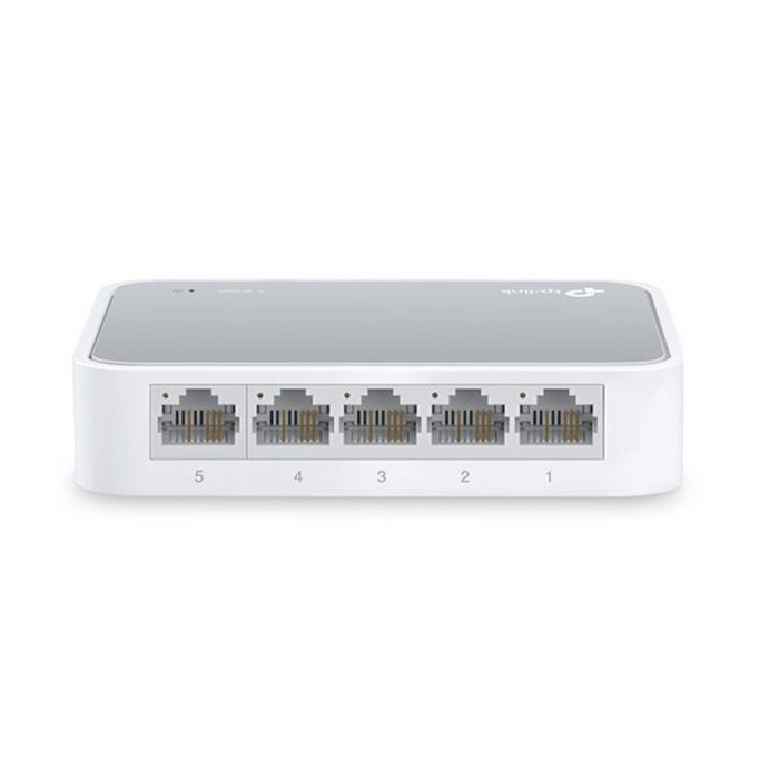 TP-Link TL-SF1005D 5-Port 10/100Mbps Desktop Switch - Unmanaged, Plug & Play