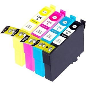 Compatible Epson 502XL Ink Cartridges Pack of 4 - 1 Set - King of Flash UK