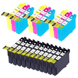 Compatible Epson T1285 Ink Cartridges 11xBlack 3xCyan 3xMagenta 3xYellow - Pack of 20 - King of Flash UK