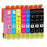 Compatible Epson 24XL High Capacity Ink Cartridges - Pack of 8 - 1 Set & 2 Black - King of Flash UK