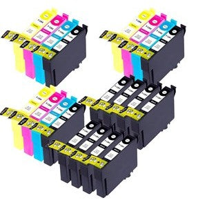 Compatible Epson T1295 Ink Cartridges 11xBlack 3xCyan 3xMagenta 3xYellow - Pack of 20 - King of Flash UK