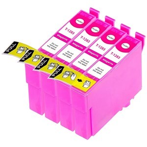 Compatible Epson T1283 Magenta Ink Cartridge - Pack of 4 - King of Flash UK