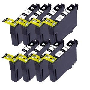 Compatible Epson T1291 Black Ink Cartridge - Pack of 8 - King of Flash UK