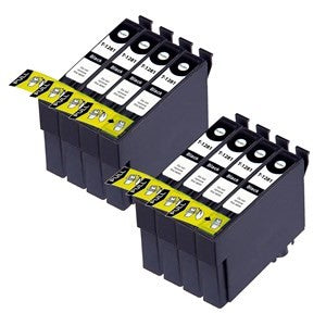 Compatible Epson T1281 Black Ink Cartridge - Pack of 8 - King of Flash UK