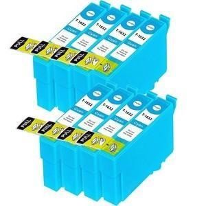 Compatible Epson T1632 Cyan Ink Cartridge - Pack of 8 - King of Flash UK