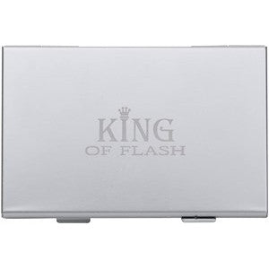 4 x SD / SDHC / SDXC & 6 x Micro SD / MicroSDHC / Micro SDXC Slim Aluminium Memory Card Holder Case - King of Flash UK