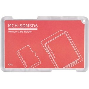 Memory, Credit Card Storage Holders for (2 SD & 4 Micro SD Rose) Writable Labels, Ultra Thin - King of Flash UK