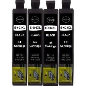 Compatible Epson WF-2880 Black Ink Cartridge Pack of 4 - King of Flash UK