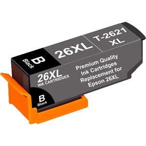 Compatible Epson 26XL T2621XL High Capacity Ink Cartridge - 1 Black - King of Flash UK