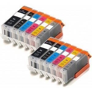 Compatible Canon 1 Set of Ink cartridges (PGI-570 / CLI-571 XL) - King of Flash UK
