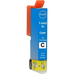 Compatible Epson 24XL High Capacity Ink Cartridge - 1 Cyan - King of Flash UK
