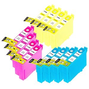 Compatible Epson T2996 (29XL) Ink Cartridges 4xCyan 4xMagenta 4xYellow - Pack of 12 - King of Flash UK