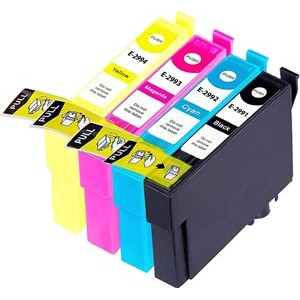 Compatible Epson T2996 (29XL) Ink Cartridges Cyan Magenta Yellow Black - Pack of 4 - 1 Set - King of Flash UK