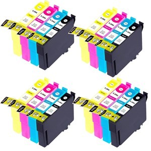 Compatible Epson T2996 (29XL) Ink Cartridges 4xCyan 4xMagenta 4xYellow 4xBlack - Pack of 16 - 4 Sets - King of Flash UK