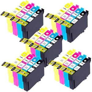 Compatible Epson T2996 (29XL) Ink Cartridges 5xCyan 5xMagenta 5xYellow 5xBlack - Pack of 20 - 5 Sets - King of Flash UK