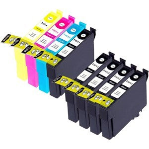 Compatible Epson T0715 4xBlack Ink Cartridge - Pack of 8 - King of Flash UK