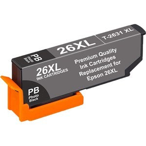 Compatible Epson 26XL T2631XL High Capacity Ink Cartridge - 1 Black - King of Flash UK