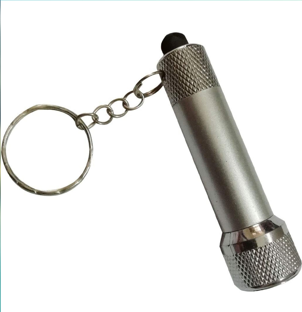 Ultra Bright Mini LED torch silver — King of Flash UK