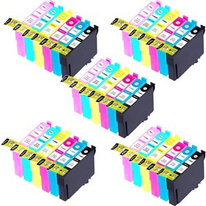 Compatible Epson T0487 (T0481 / T0482 / T0483 / T0484 / T0485 / T0486) - Pack of 30 - 5 Sets - King of Flash UK