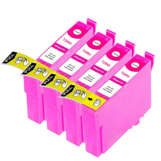 Compatible Epson T2993 (29XL) Ink Cartridges Magenta - Pack of 4 - King of Flash UK