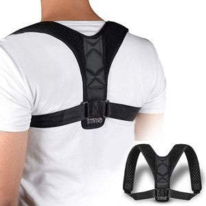 Adjustable Spinal Support Clavicle Brace for Upper Back and Shoulders - for Women and Men - King of Flash UK
