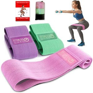 Hip Circle Resistance Premium Glute Booty Exercise Squat Gym Band, Non-Slip Elastic Loop Leg Resistance Bands for Strength Training, Suitable for Men