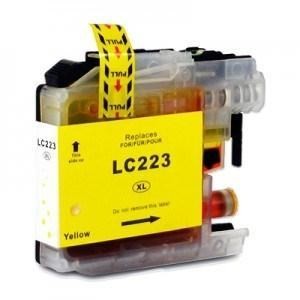 Compatible Brother LC223 High Capacity Ink Cartridge - 1 Yellow - King of Flash UK