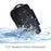 Waterproof and Finest Quality Shock Proof Memory Card Case with Sturdy and Firm Slots - (12 x SD) Black - King of Flash UK