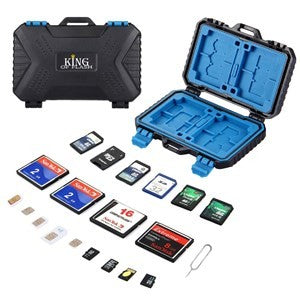 26 Slot SD Card Holder Memory Card Case - Storage for 4 CF+8 SD+9 Micr King of Flash UK 26 Slot SD Card Holder Memory Card Case - Storage for 4 CF+8 SD+9 Micr King of Flash UK