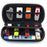 Medium Portable EVA Travel Organiser For USB Flash Sticks, Memory Cards, Cables - Blue - King of Flash UK