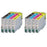 Compatible Epson T0615 Ink Cartridges 2xCyan 2xMagenta 2xYellow 2xBlack - Pack of 8 - 2 Set - King of Flash UK